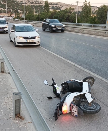 Motosiklet kazası: 1 yaralı