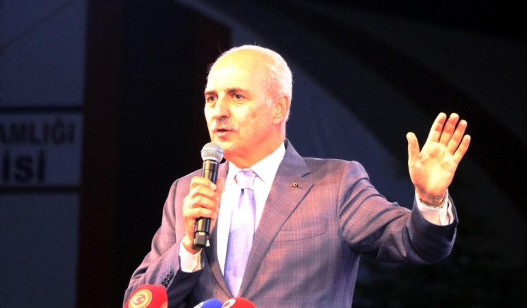 TBMM Başkanı Kurtulmuş: Bu millet Allah’tan başka kimsenin önünde diz çöküp, eğilmez