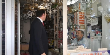 Kaymakam Türker’den esnaf ziyareti