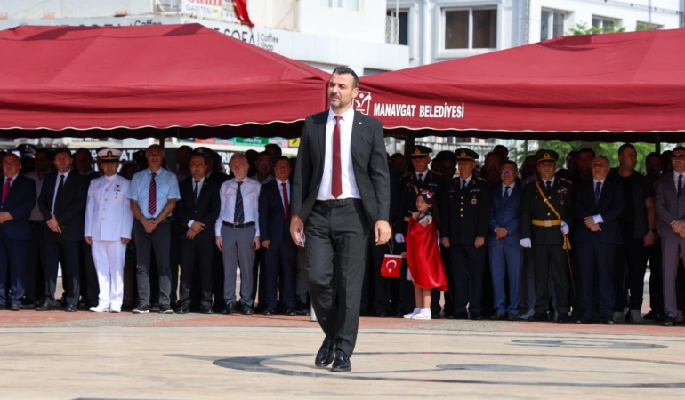 Zafer Bayramı Manavgat’ta kutlandı