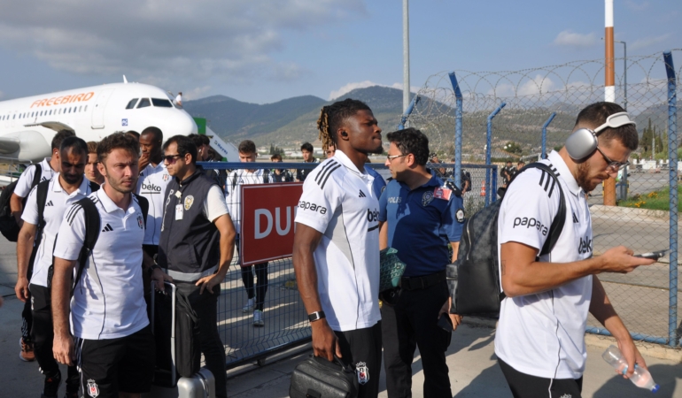 Beşiktaş Antalya’ya geldi /Video eklendi