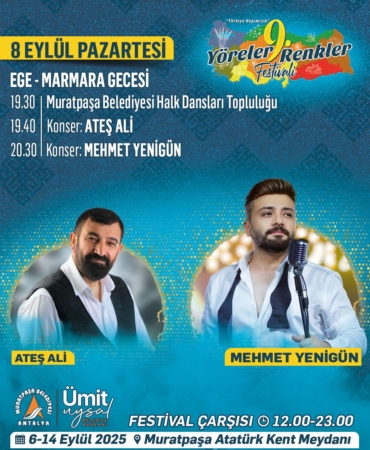 9. Yöreler Renkler Festivali’nde Coşku Doruğa Ulaşıyor!