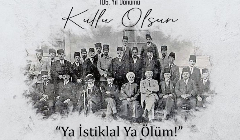 Sivas Kongresi’nin 106. Yılı Kutlu Olsun!