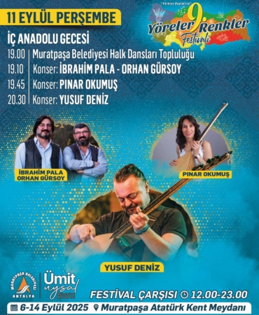 Yöreler Renkler Festivali’nde Müziğe Doyun!