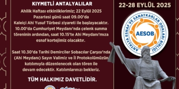 Ahilik Haftası’na Davet: Etkinlikler Başlıyor!