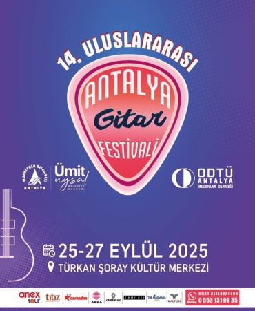 
Uluslararası Antalya Gitar Festivali Başlıyor!
