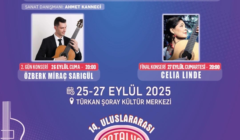 14. Uluslararası Gitar Festivali Antalya’da!