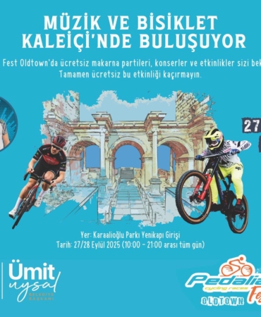 Pedalia Fest: Kaleiçi’nde Müzik ve Bisiklet!