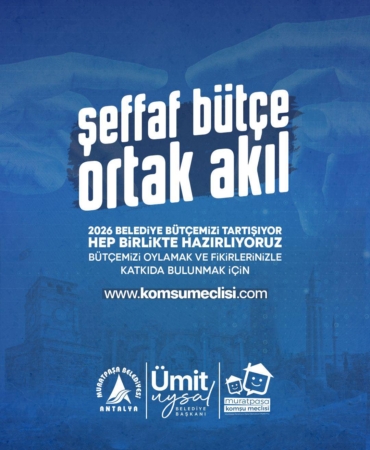 Ortak Akılla Şeffaf Bütçe Hazırlıyoruz!