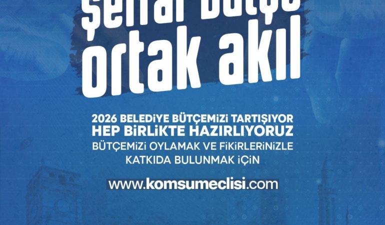 Ortak Akılla Şeffaf Bütçe Hazırlıyoruz!