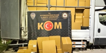 Çay’da kaçakçılık operasyonu