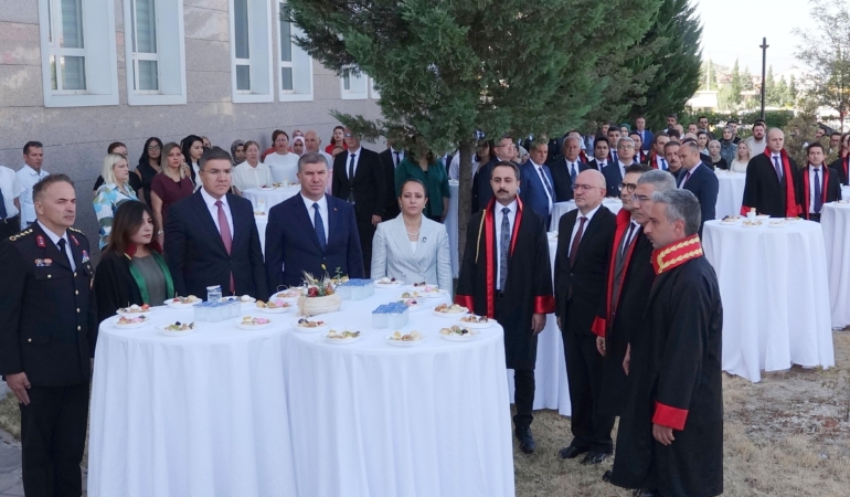 Burdur’da adli yıl törenle açıldı