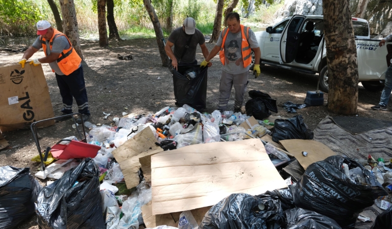 Kırkgöz’de temizlik çalışması