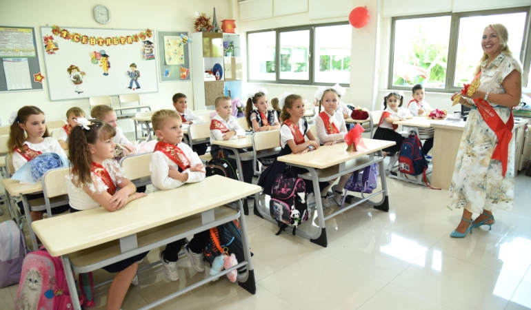 Antalya’daki Rus okullarında ilk ders zili çaldı