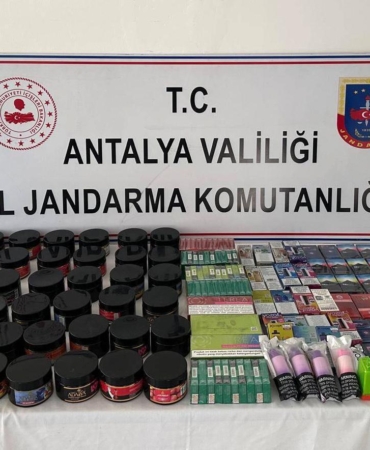 Manavgat’ta kaçakçılık operasyonu