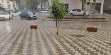 Bucak’ta dolu yağdı