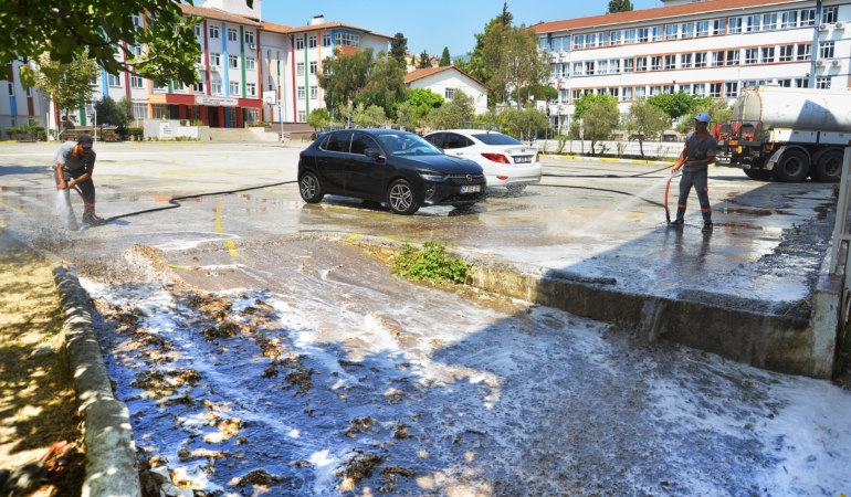 Okullarda temizlik seferberliği