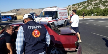 Bucak’ta kaza: 1 yaralı