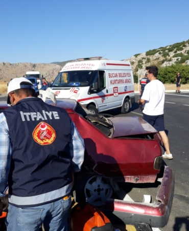 Bucak’ta kaza: 1 yaralı