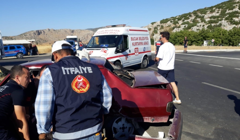 Bucak’ta kaza: 1 yaralı