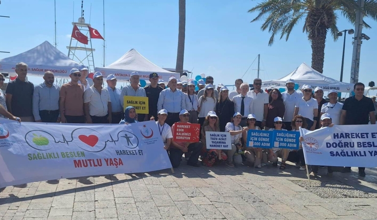 Sağlık Haftası etkinliği Side’de yapıldı