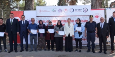 Çobanlara yaşam çadırı ve güneş paneli dağıtıldı