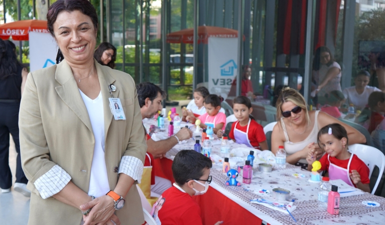 LÖSEV’den çocuklara 3D boyama etkinliği