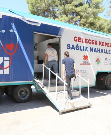 Kepez’in Mobil Sağlık Merkezi’nden Dokumapark’ta kanser taraması
