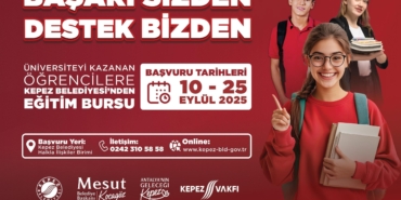 Kepez Belediyesi’nden üniversite öğrencilerine burs desteği