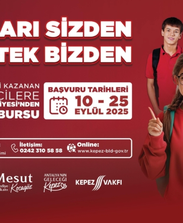 Kepez Belediyesi’nden üniversite öğrencilerine burs desteği