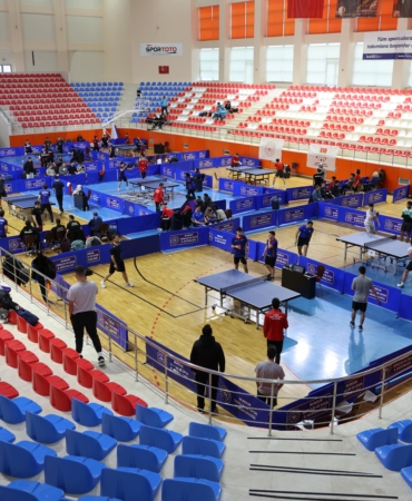 Burdur’da Üniversitelerarası Avrupa Masa Tenisi Şampiyonası