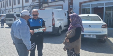 Polisten bilgilendirme çalışması