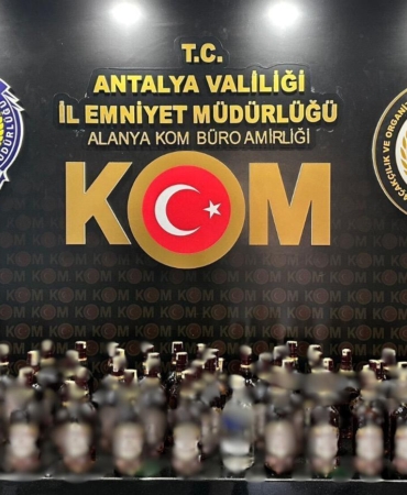 Antalya’da kaçakçılık operasyonu