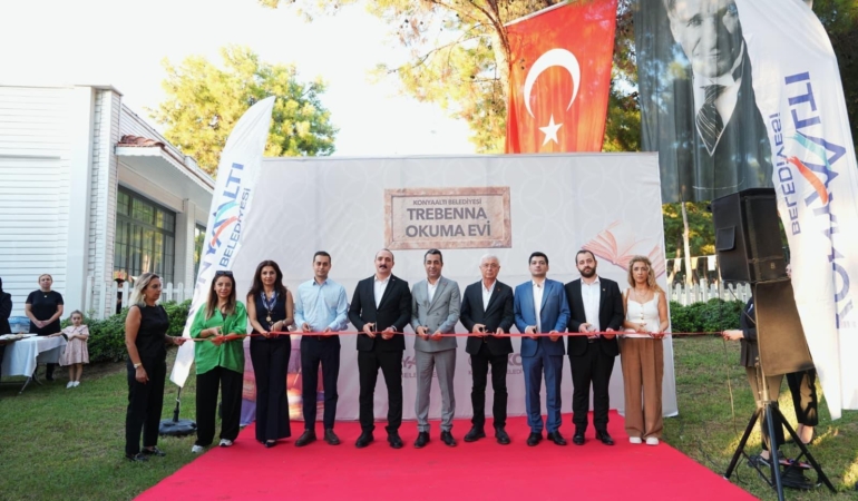 Konyaaltı Belediyesi Trebenna Okuma Evi hizmete açıldı
