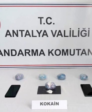 Alanya’da kokain operasyonu