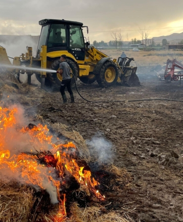 2 bin balya saman yandı