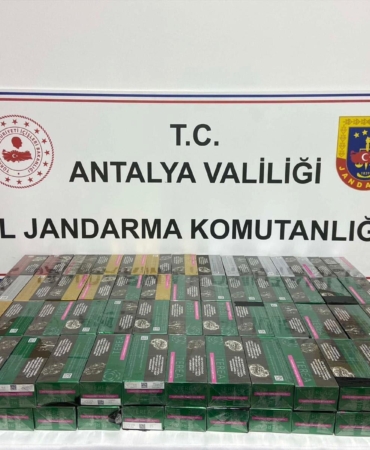 Gazipaşa’da kaçak sigara operasyonu