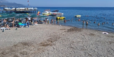 Kemer’deki halk plajına denetim