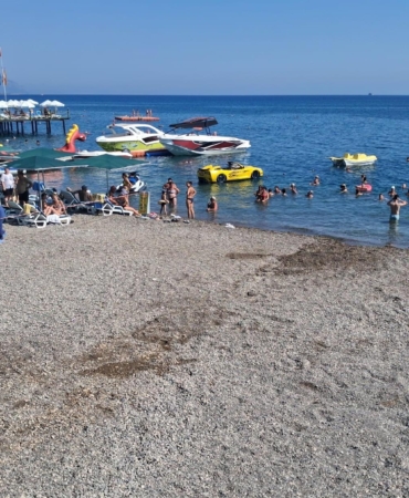 Kemer’deki halk plajına denetim