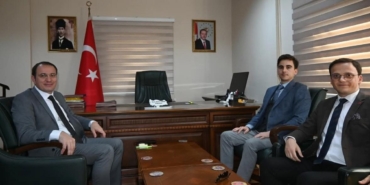 Kaymakam Türker hakim ve savcıları ağırladı