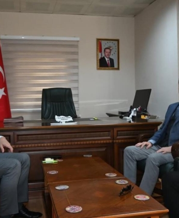 Kaymakam Türker hakim ve savcıları ağırladı