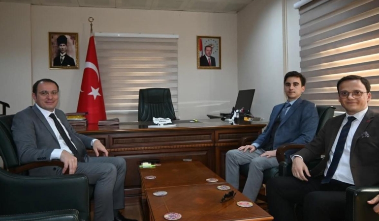 Kaymakam Türker hakim ve savcıları ağırladı