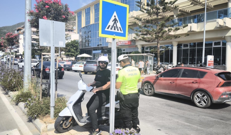 Alanya’da kameralı trafik denetimi