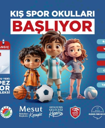 Kepez’in Kış Spor Okulları başlıyor