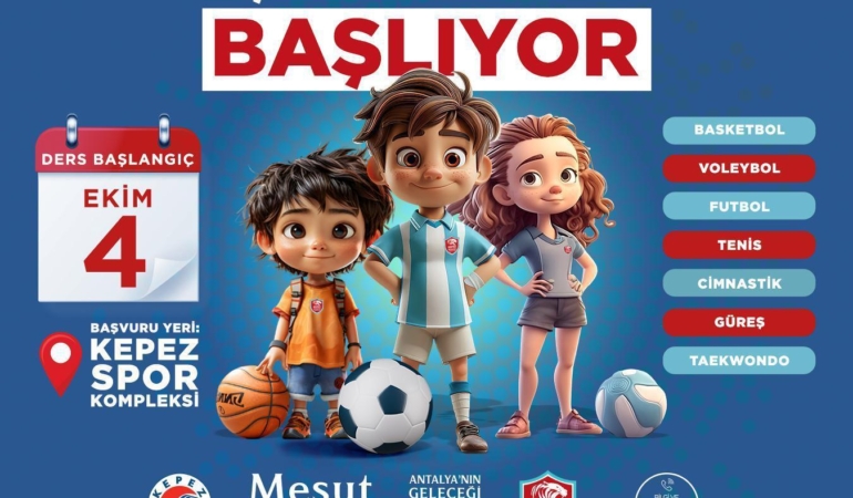 Kepez’in Kış Spor Okulları başlıyor