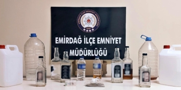 Emirdağ’da sahte içki operasyonu