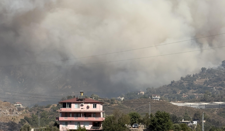 Alanya’daki orman yangınında 2’nci gün (2)
