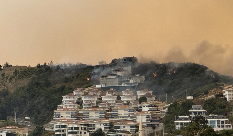 Alanya’daki orman yangınında 2’nci gün (3)