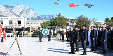 Kemer’de Gaziler Günü töreni