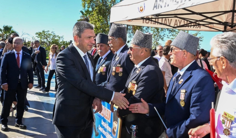 Antalya’da 19 Eylül Gaziler Günü kutlandı